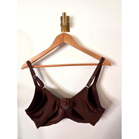 Ambrielle 38D Everyday Underwire Full Coverage Bra Brown - Picture 2 of 8